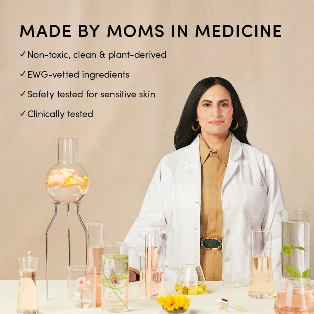 Evereden lip balm sits on a dresser, family-friendly and easy to reach.