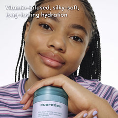 Evereden fragrance-free kids face cream application steps illustration suggests simple daily routine.