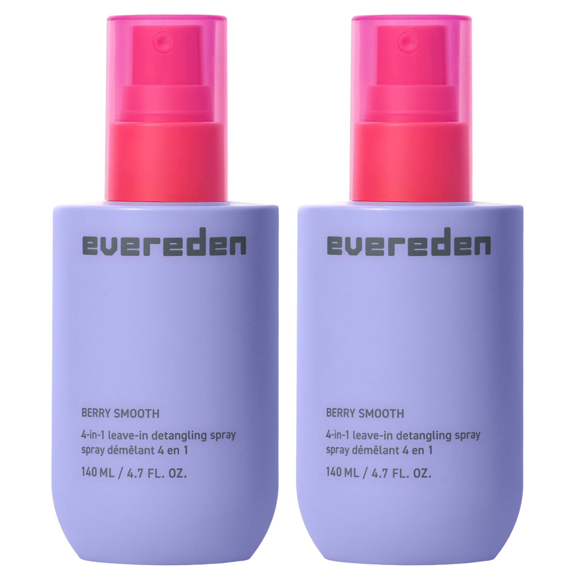 Evereden Kids Detangler Spray bottle closeup for easier brushing and knot-free hair.