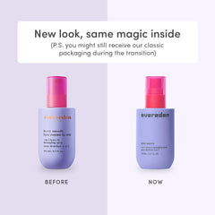 Evereden Kids Detangler Spray mist on hair shows quick detangling and a smooth finish.