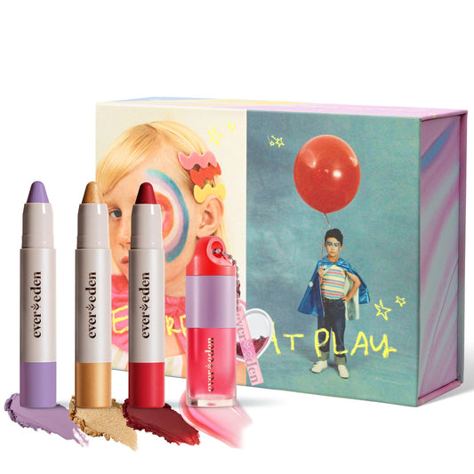 Evereden Kids Face Color Luxe Set fantasy crayons close-up for expressive play and easy removal.