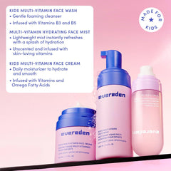 Evereden Kids Face Cream jar offering soothing hydration for delicate skin daily use.