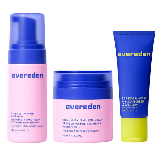 Evereden Kids Face Wash bottle for a gentle cleanse on sensitive skin.