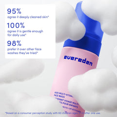 Evereden Kids Face Wash Fragrance Notes highlight pleasant peach scent for routines.