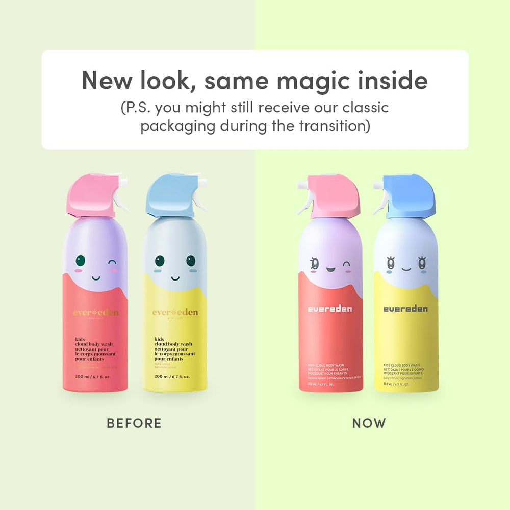 Evereden Kids Foam Soap Cloud Foam Shape demonstrates imaginative bath-time play