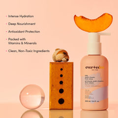 Evereden Kids Multi-Vitamin Lotion Melon Juice pump enables easy, mess-free application.