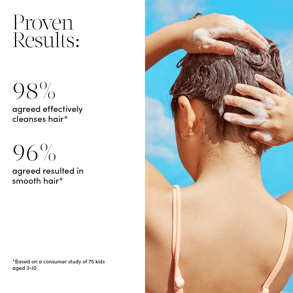 Evereden Kids Shampoo Refill ingredients argan oil and shea butter nourish hair