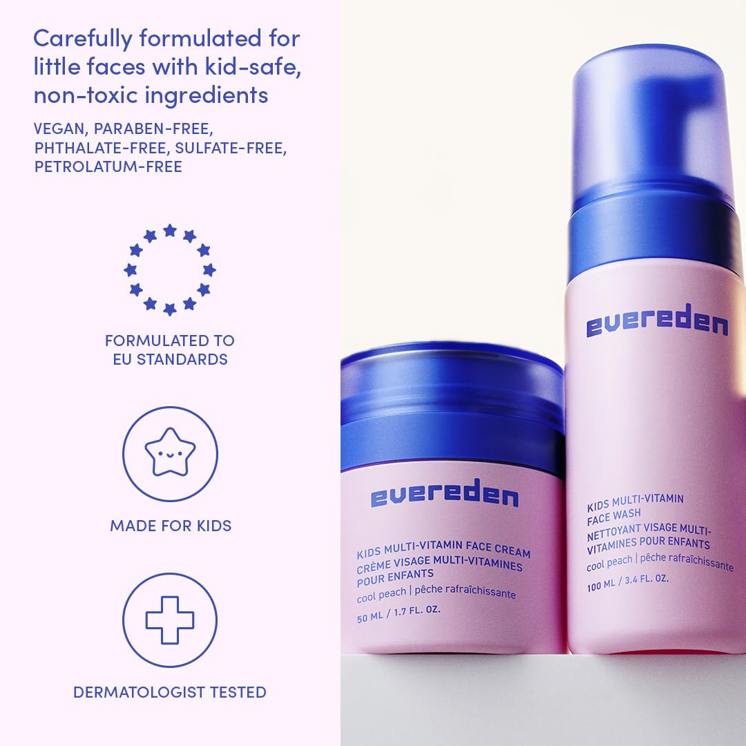 Evereden Kids Travel Set detangling conditioner bottle nourishes and softens all hair types.