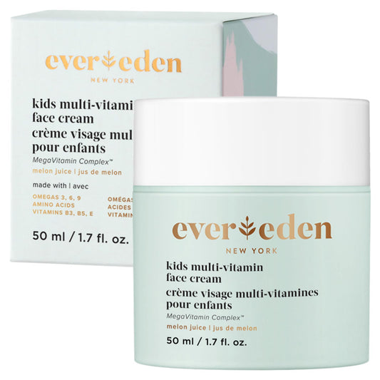 Evereden Melon Juice Kids Face Cream tube for gentle hydration on sensitive skin