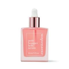 Evereden Petit Bouquet Belly Serum bottle promotes calm, nourished skin during pregnancy