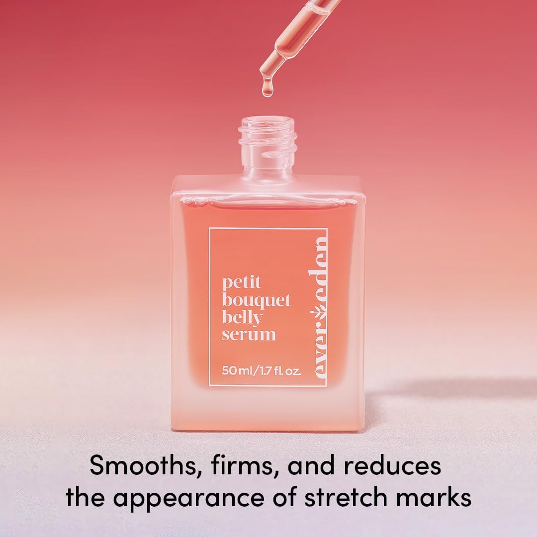 Evereden Petit Bouquet Belly Serum pump for easy, mess-free application