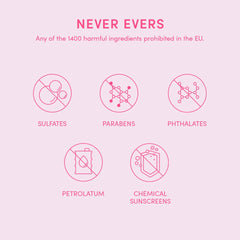 Evereden Petit Bouquet Vegan hypoallergenic badge reinforces safe skincare for expectant and postpartum