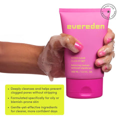 Evereden pre-teen moisturizer texture close-up showing lightweight hydration