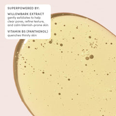 Evereden Steer Clear Jelly Cleanser with green tea and chamomile ingredients icons.