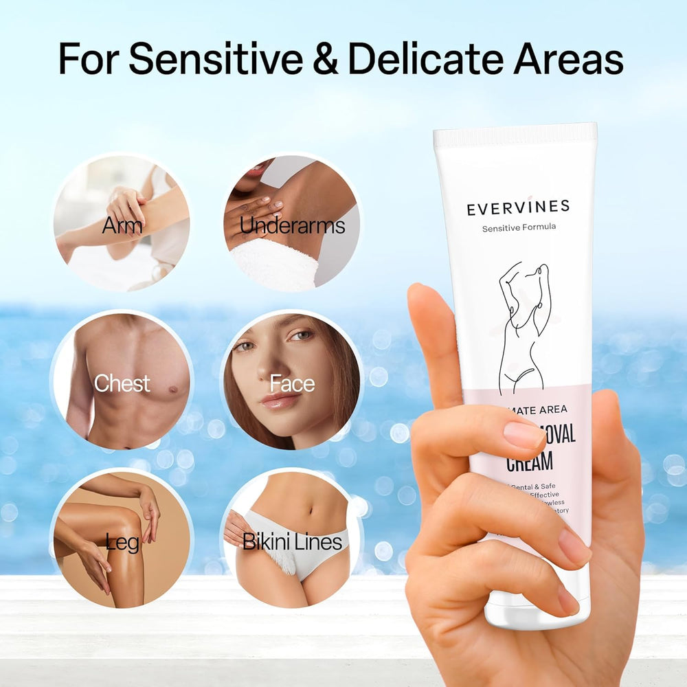 Evervines legs, arms, underarms use for fast home spa results.