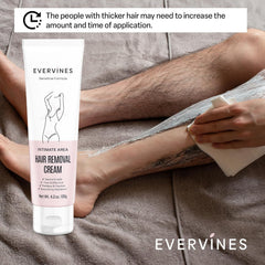 Evervines nourishing formula leaves skin soft and moisturized after treatment.