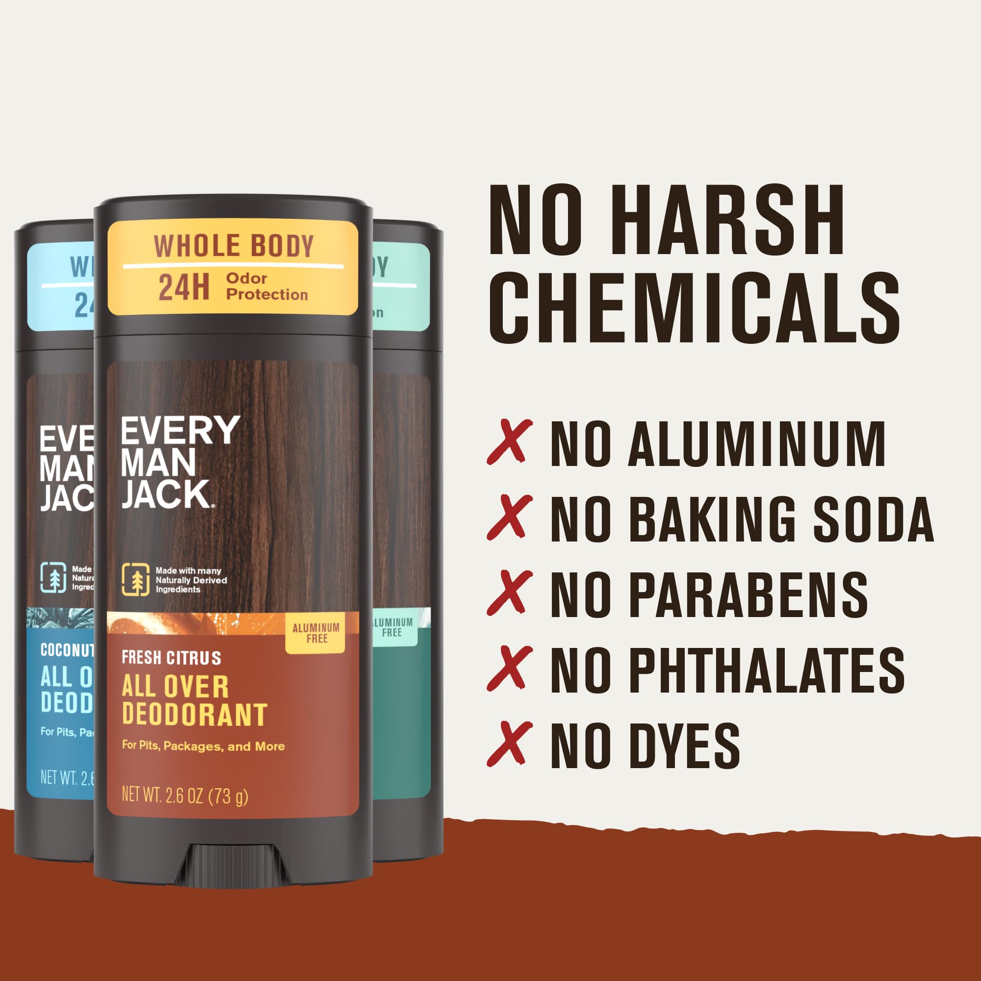 Ingredient highlight: Shea Butter soothes skin in Every Man Jack deodorant.