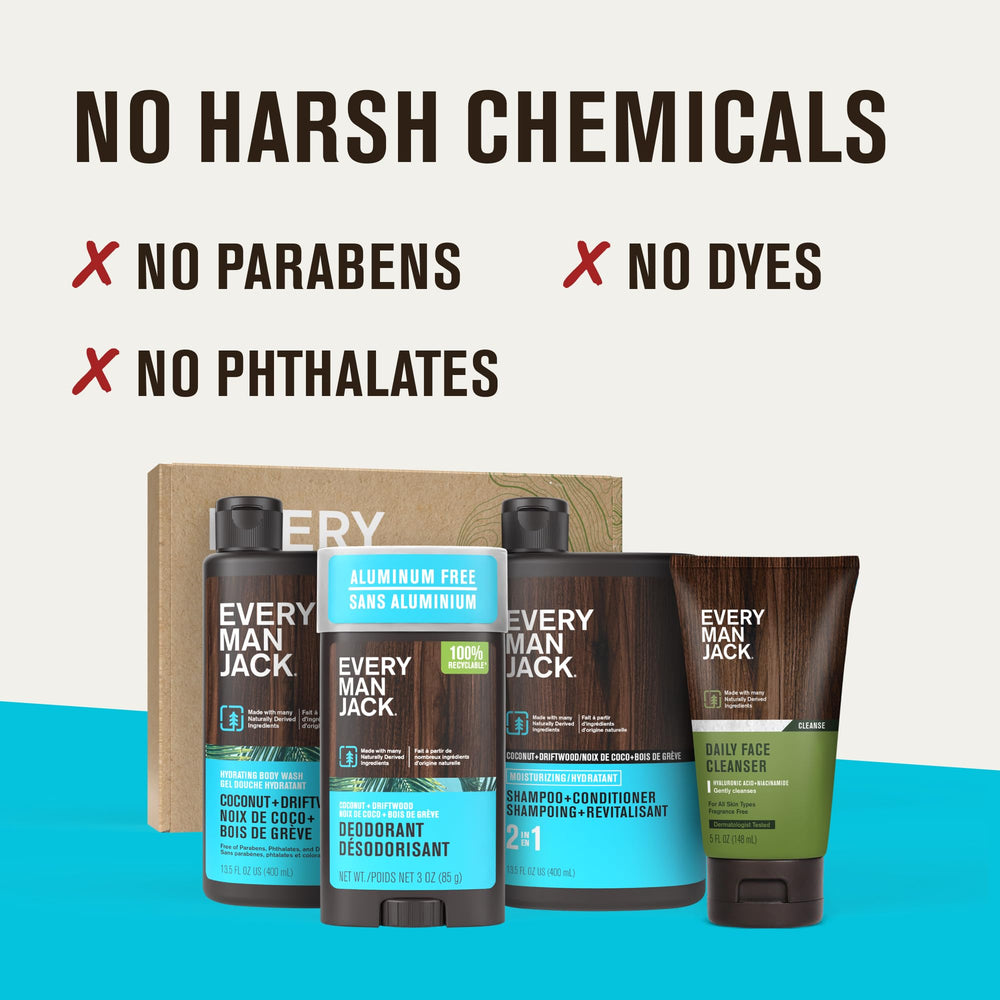 Every Man Jack aluminum-free deodorant for all-day freshness