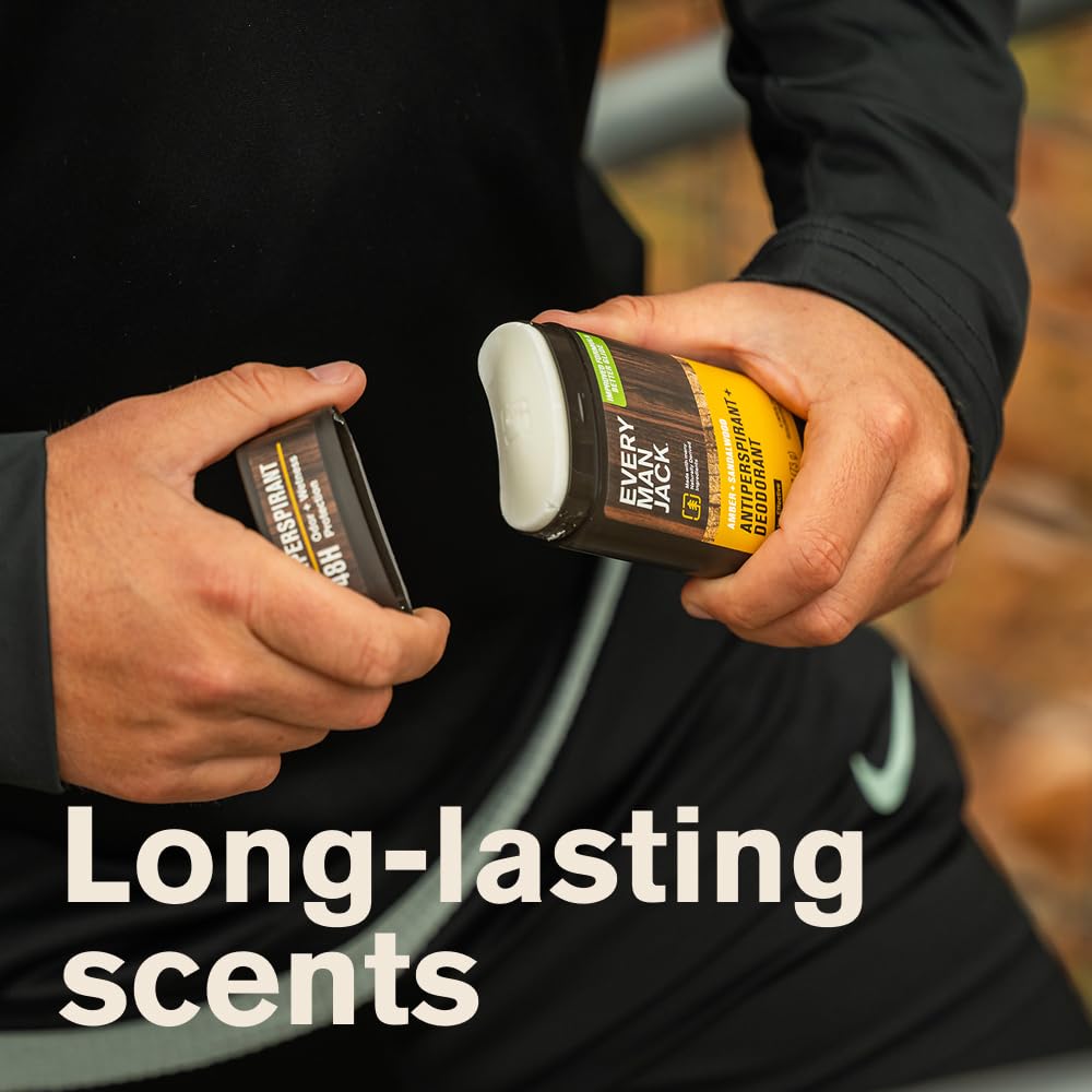 Every Man Jack 2-pack packaging label highlights recyclable materials.