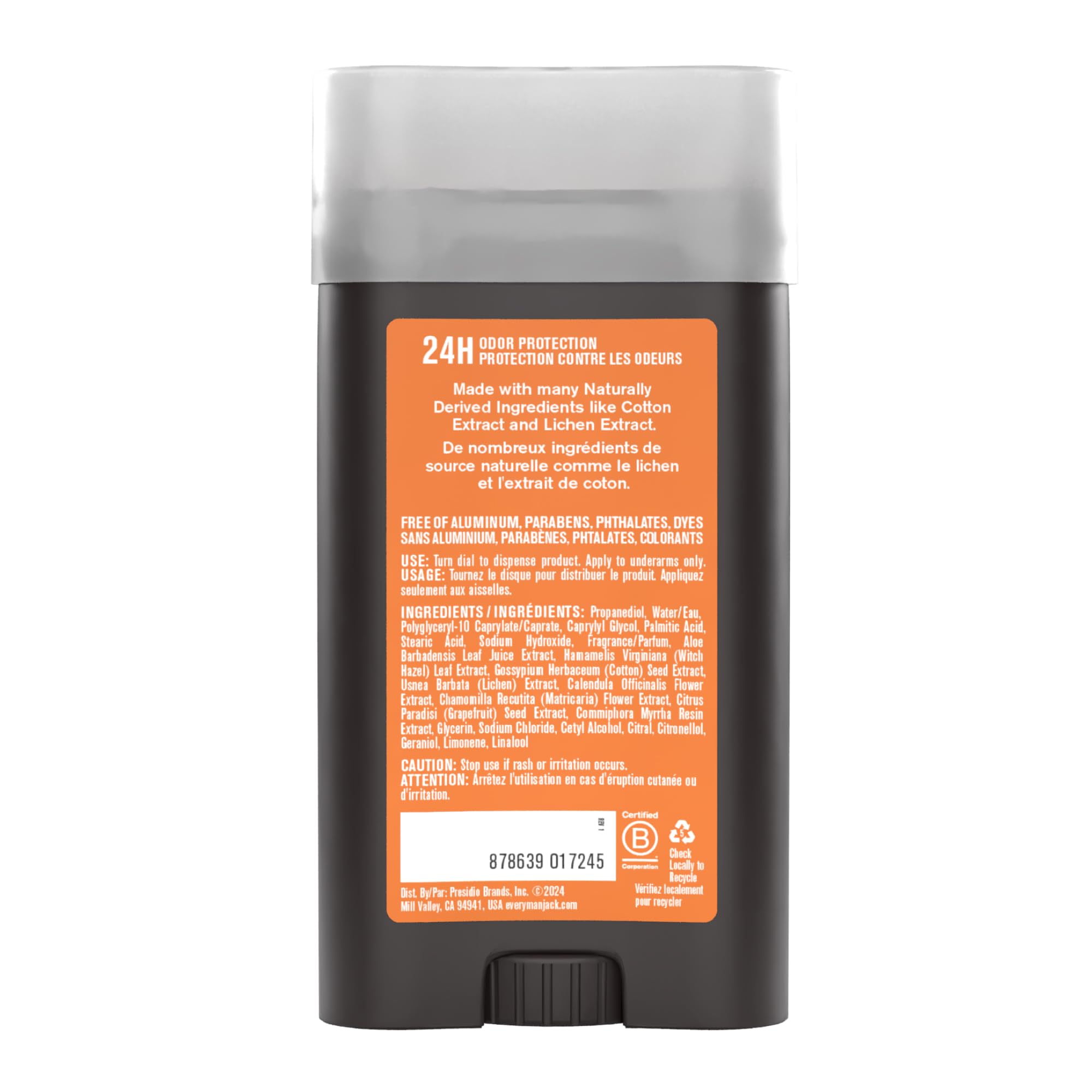 Label detail highlights trusted brand with US-made quality and care.
