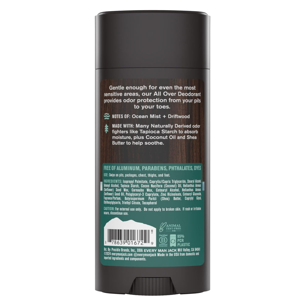 Every Man Jack Coastal Surf ocean scene background emphasizing scent mood