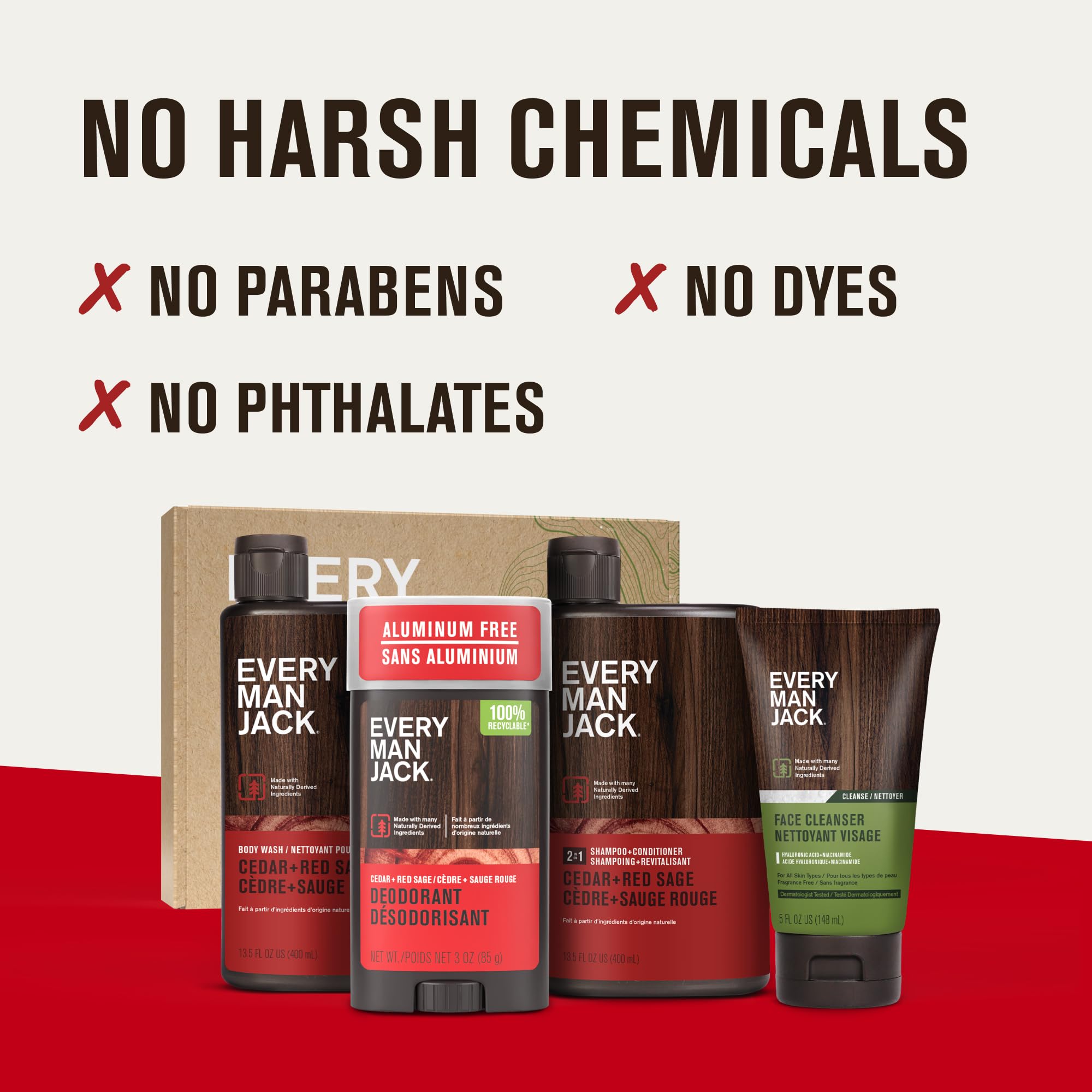 Every Man Jack Face Wash Daily Energizing for clean skin.