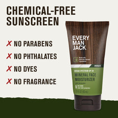 Zinc oxide SPF 30 mineral protection detail