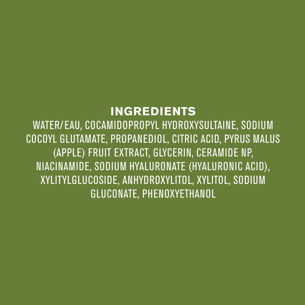 Every Man Jack niacinamide ingredient detail on the label