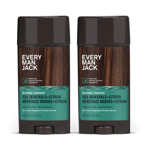 Every Man Jack bottle on countertop for easy grab-and-go freshness.