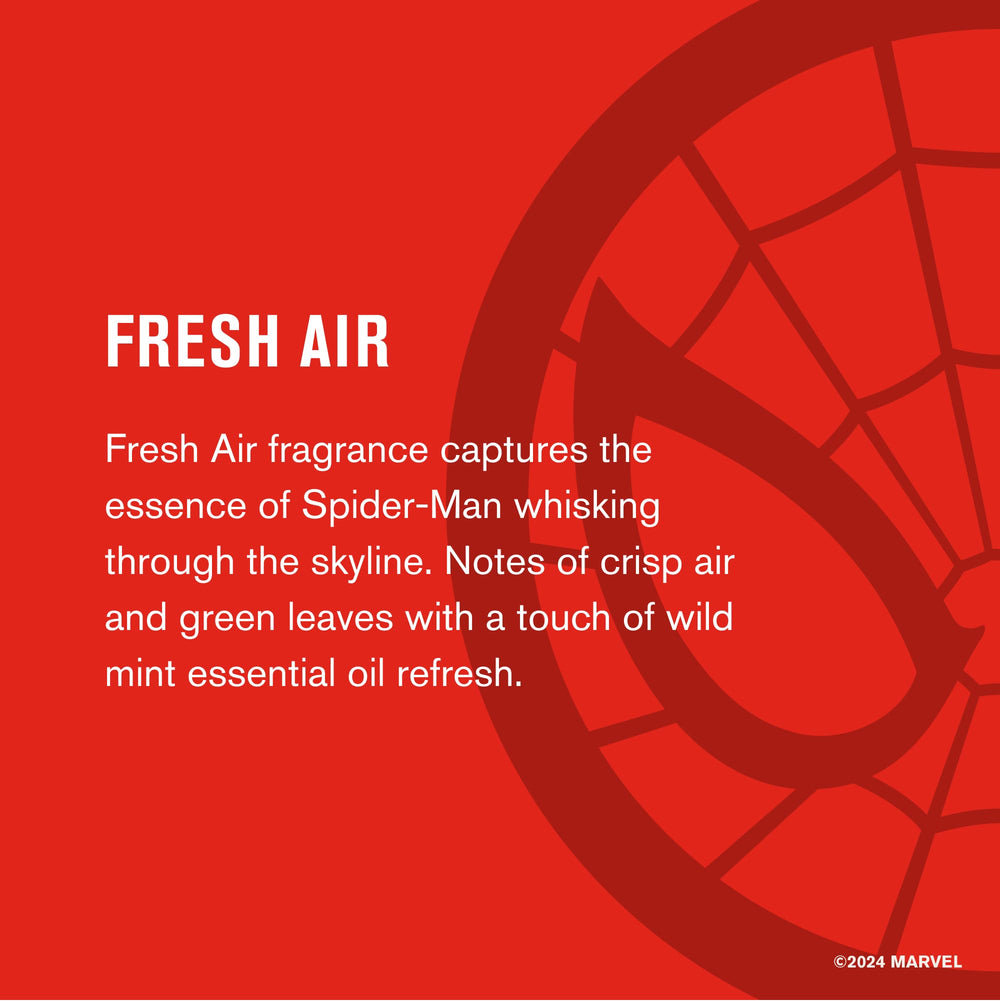 Every Man Jack Spider-Man Deodorant underarm application; easy daily use