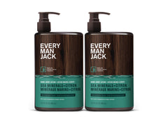 Two-bottle pack offers convenient home and travel hydration.