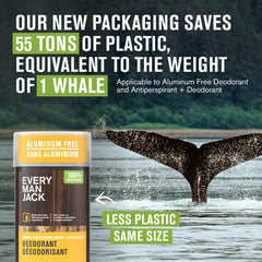 Every Man Jack USA-made packaging signals quality and trusted production.