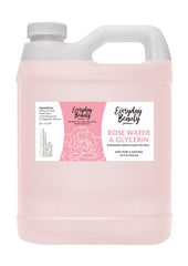 Everyday Beauty Rose Water Toner bottle pour for refreshing facial hydration