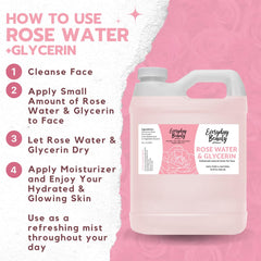 Everyday Beauty Rose Water Toner used for scalp hydration
