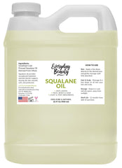 Everyday Beauty Squalane Oil Bulk bottle pour shows lightweight hydration for all skin types