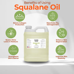 Everyday Beauty Squalane Oil Bulk hair serum adds shine