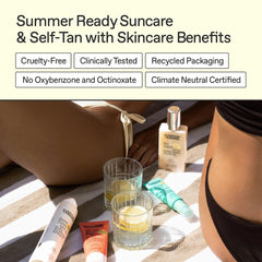 Travel-friendly Everyday Humans Oh My Bod sunscreen pack in carry-on context.