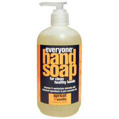 Everyone Botanical Apricot Vanilla Hand Soap lather close-up conveying smooth texture