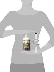 Close-up of the 32 oz label on the Everyone for Every Body lotion