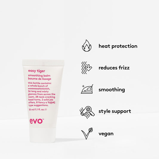 EVO Easy Tiger smoothing balm jar texture ready for smoothing.