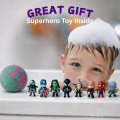 EvolutionUSA collect 24 superhero figures across six bombs for kids