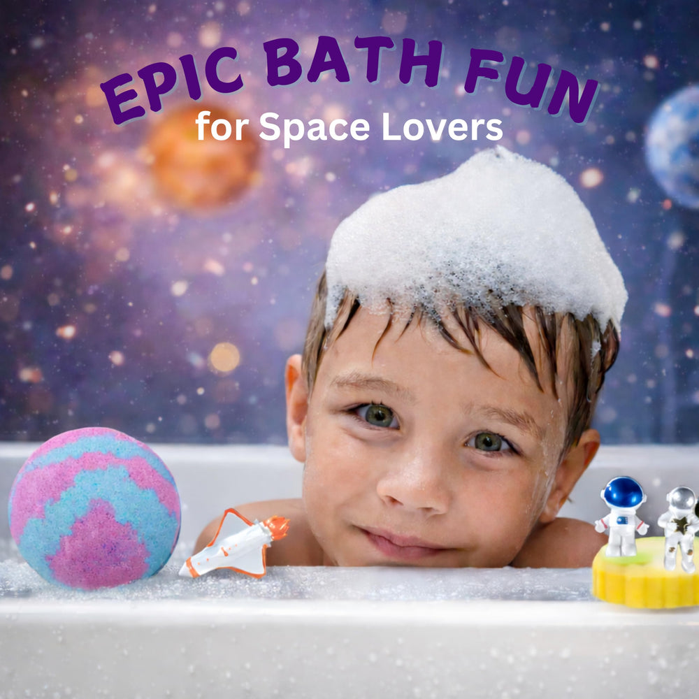 EvolutionUSA Colorful fizz and bath visuals delight kids