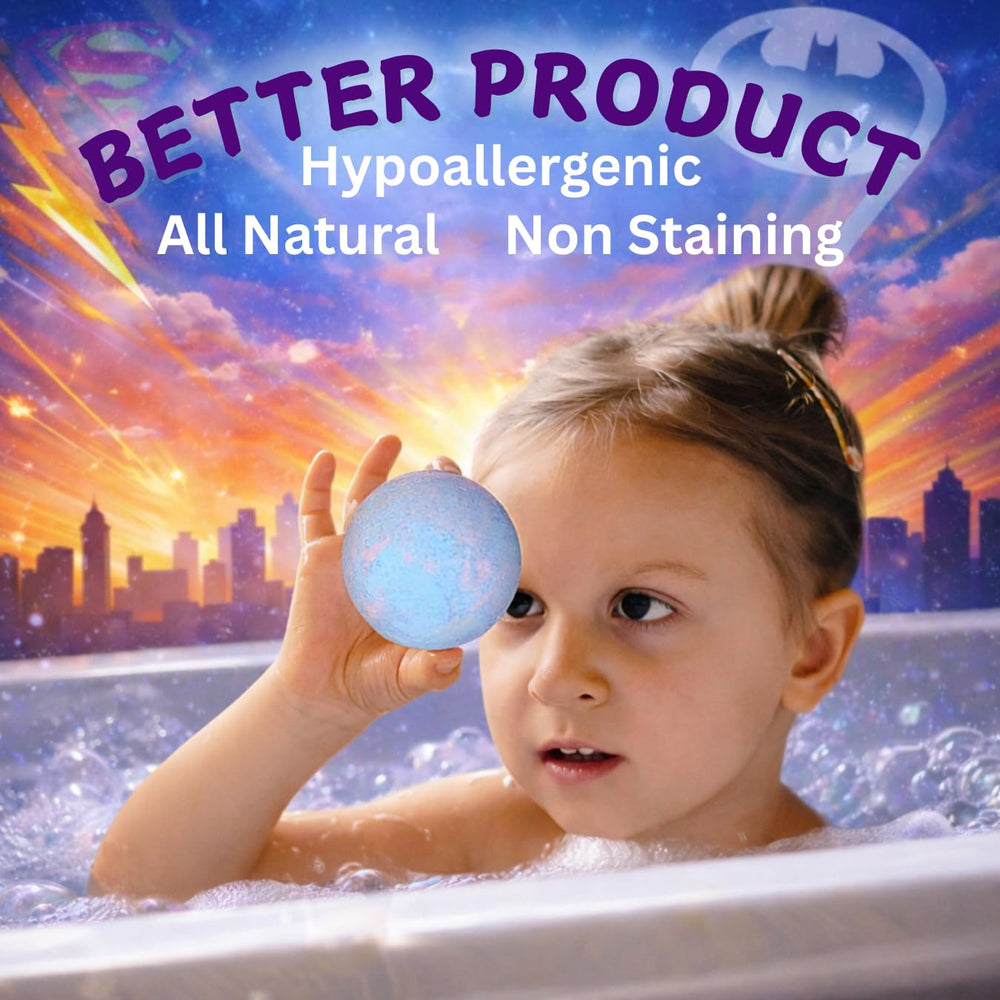 EvolutionUSA large-sized fizz that lasts longer for extended bath fun