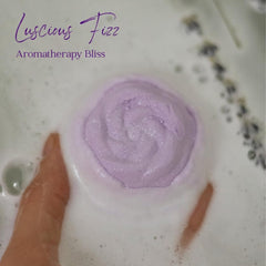 Lavender Dreams lavender scent visible, suggesting soothing aromatherapy