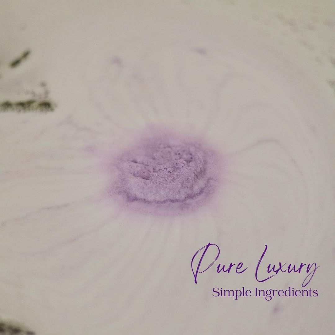 EvolutionUSA Lavender Dreams 4.5oz bath bomb size for indulgent baths