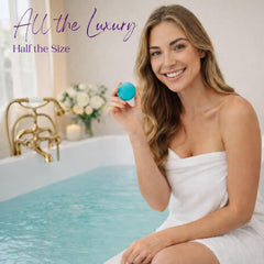 EvolutionUSA mini bath bombs collection offering gentle pampering in a compact kit