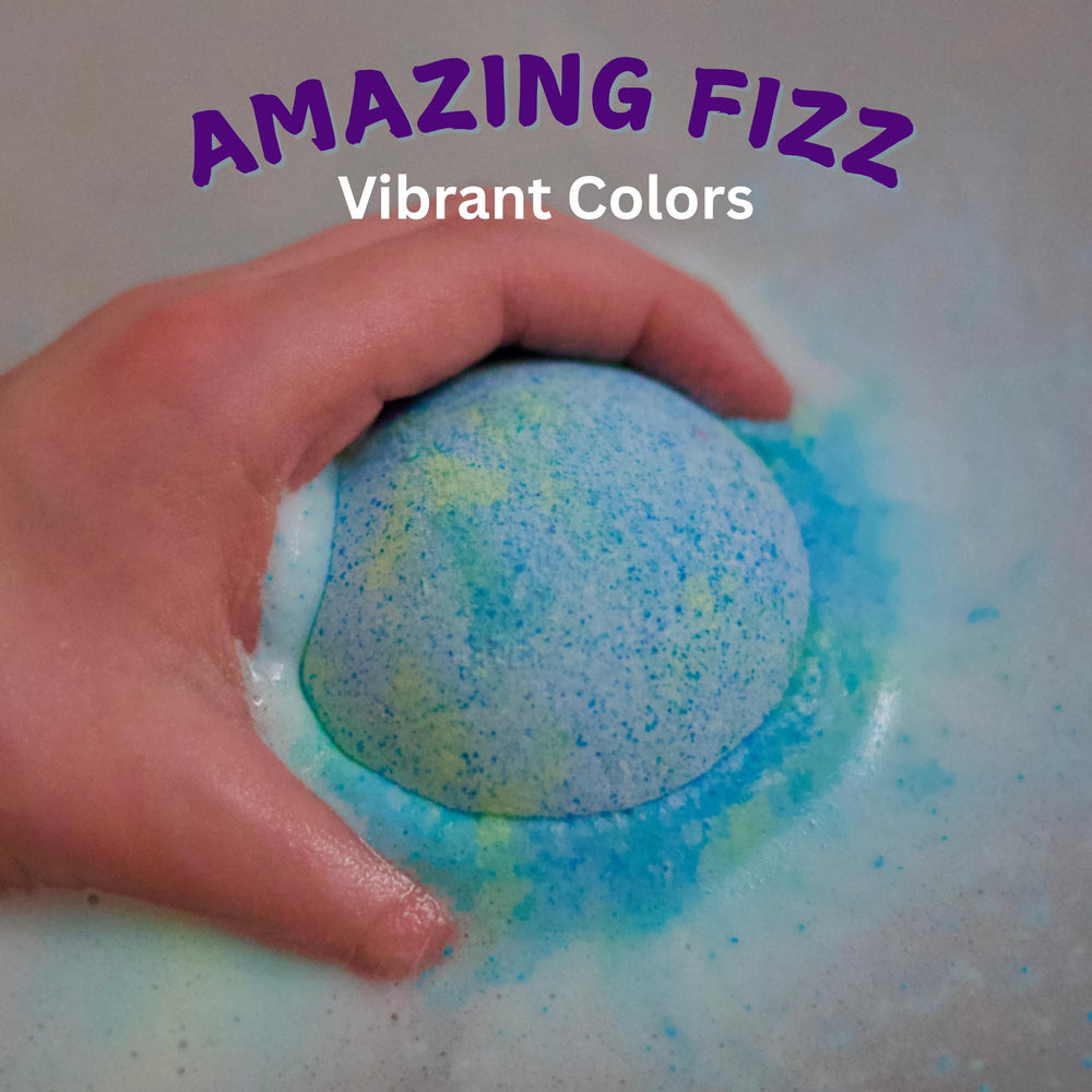 EvolutionUSA organic kid bath bombs with natural ingredients for gentle play