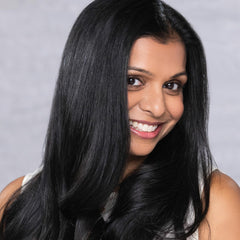 Hair with improved manageability after EVOLVh UltraShine treatment with key actives.