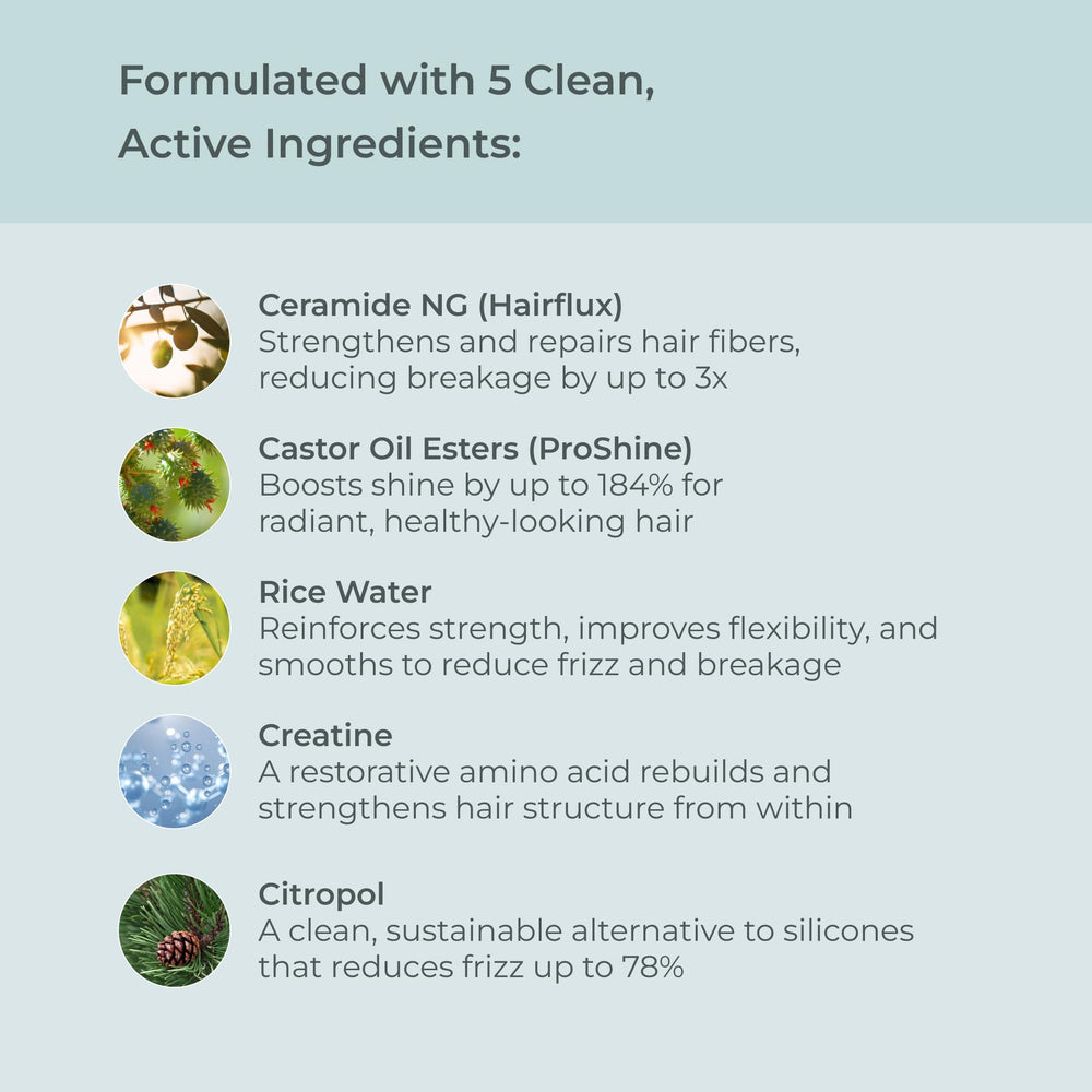Silky-smooth hair after using EVOLVh UltraShine for hydration and ends softness.