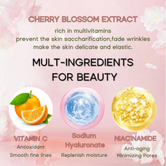 Evolvique Sakura sleeping mask container ready for overnight care